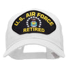 US Air Force Retired Fan Shaped Patched Cotton Mesh Cap