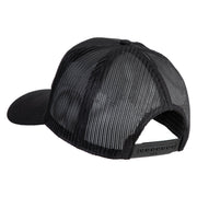 U.S. Navy Corpsman Patched Solid Cotton Twill Mesh Prostyle Cap - Black OSFM