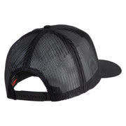 U.S. Navy Corpsman Patched Solid Cotton Twill Mesh Prostyle Cap - Black OSFM