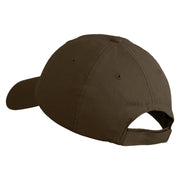 Canadian Maple Leaf Patched Low Profile PET Spun Washed Cap - Brown OSFM