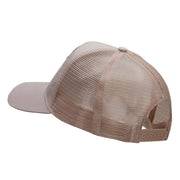 US Air Force Retired Fan Shaped Patched Cotton Mesh Cap