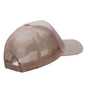 US Air Force Retired Fan Shaped Patched Cotton Mesh Cap