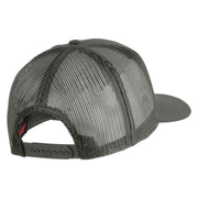 U.S. Navy Corpsman Patched Solid Cotton Twill Mesh Prostyle Cap - Grey OSFM