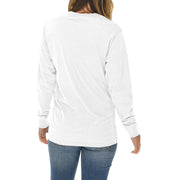 Take It Easy Graphic Long Sleeve Crewneck Tee - White XS