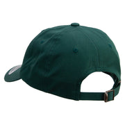 Police Sign with Gun Embroidered Dad Style Unstructured Low Profile 6 panel Cotton Cap - Spruce OSFM