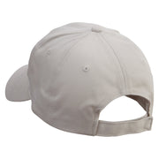 Parrot Bird Embroidered Low Profile Organic Cotton Cap - Stone OSFM