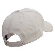 Parrot Bird Embroidered Low Profile Organic Cotton Cap - Stone OSFM