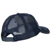 US Navy Veteran Military Embroidered Low Cotton Mesh Cap