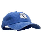 US 1 Key West Embroidered Unstructured Cotton Cap