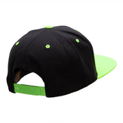 Hip Hop Bubbles Embroidered Wool Blend Classic Snapback