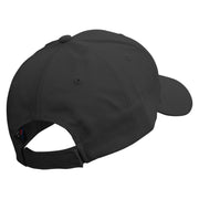 Parrot Bird Embroidered Low Profile Organic Cotton Cap