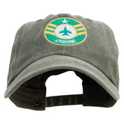 US Airborne Cotton Twill Premium Pigment Dyed Cap - Dk-Green OSFM