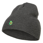 Mini Avocado Embroidered Short Beanie