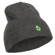 Mini Avocado Embroidered Short Beanie