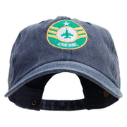 US Airborne Cotton Twill Premium Pigment Dyed Cap - Navy OSFM