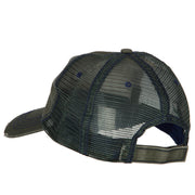 US Navy Veteran Military Embroidered Low Cotton Mesh Cap