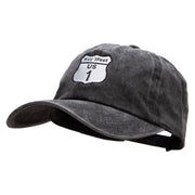 US 1 Key West Embroidered Unstructured Cotton Cap