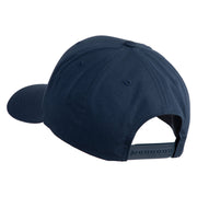 Artist Palette Patched Retro Cotton Blend Snapback Cap - Navy OSFM