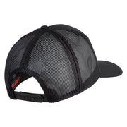 Duty Country Corps Semper Fidelis Patched Solid Cotton Twill Mesh Prostyle Cap - Black OSFM