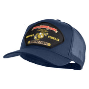Duty Country Corps Semper Fidelis Patched Solid Cotton Twill Mesh Prostyle Cap - Navy OSFM