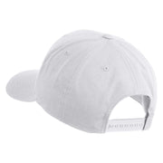 Artist Palette Patched Retro Cotton Blend Snapback Cap - White OSFM