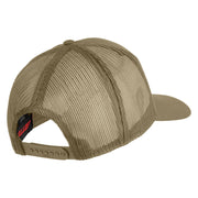 Duty Country Corps Semper Fidelis Patched Solid Cotton Twill Mesh Prostyle Cap - Khaki OSFM