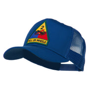 US Army 2nd Armored Division Patched Mesh Back Cap