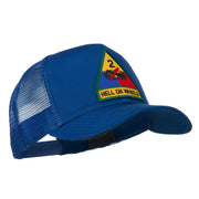 US Army 2nd Armored Division Patched Mesh Back Cap