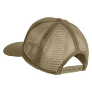 USS Nevada Submarine SSBN-733 Patched Solid Cotton Twill Mesh Prostyle Cap - Khaki OSFM