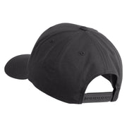 Artist Palette Patched Retro Cotton Blend Snapback Cap - Charcoal OSFM
