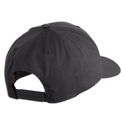 Artist Palette Patched Retro Cotton Blend Snapback Cap - Charcoal OSFM