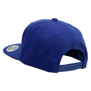 Artistic Xmas Logo Embroidered Wool Blend Prostyle Snapback - Royal OSFM