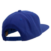 Artistic Xmas Logo Embroidered Wool Blend Prostyle Snapback - Royal OSFM