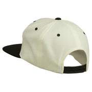 Abstract Wings Design Embroidered Snapback Cap