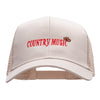 Country Music Embroidered Solid Cotton Twill Mesh Prostyle Cap