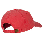 Awesome Grandpa Embroidered Washed Cotton Twill Cap