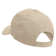 Follow Me Embroidered Low Profile Organic Cotton Cap - Khaki OSFM