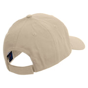 Follow Me Embroidered Low Profile Organic Cotton Cap - Khaki OSFM