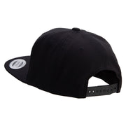 Artistic Xmas Logo Embroidered Wool Blend Prostyle Snapback - Black OSFM