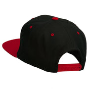 Abstract Wings Design Embroidered Snapback Cap