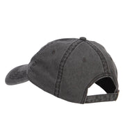 Halloween Witch Embroidered Washed Cap