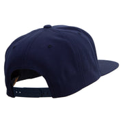 Turtle Swimming Embroidered Wool Blend Prostyle Snapback - Navy OSFM