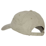 Washington with Map Outline Embroidered Washed Cotton Twill Cap