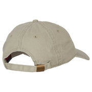 Washington with Map Outline Embroidered Washed Cotton Twill Cap