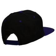 Abstract Wings Design Embroidered Snapback Cap