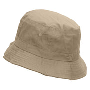 Arrows Dance Revolution Embroidered Pigment Dyed Bucket Hat - Khaki OSFM