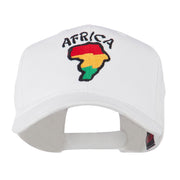 Map of Africa with Word Embroidered Cap