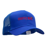 Country Music Embroidered Solid Cotton Twill Mesh Prostyle Cap