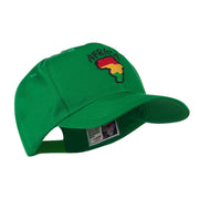 Map of Africa with Word Embroidered Cap