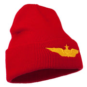 Aircraft Crewman Embroidered Long Beanie